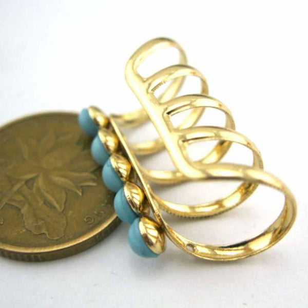 Natural Stones Luxurious Clip-On Ear Wrap