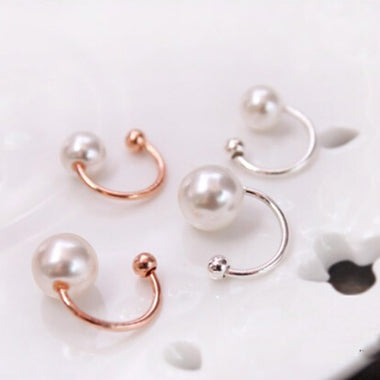 Pearl Clip-On Ear Cuff