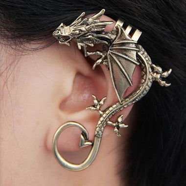 Gothic Dragon Ear Wrap