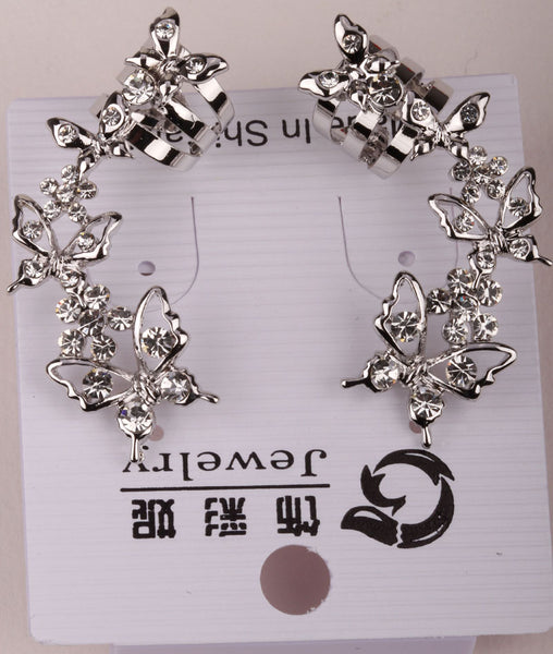 Elegant Mini Butterflies Ear Wrap
