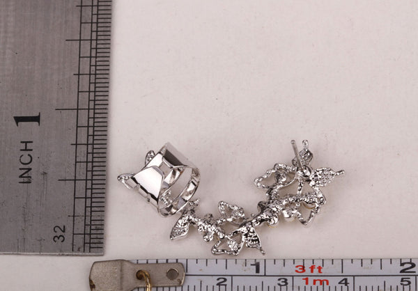 Elegant Mini Butterflies Ear Wrap