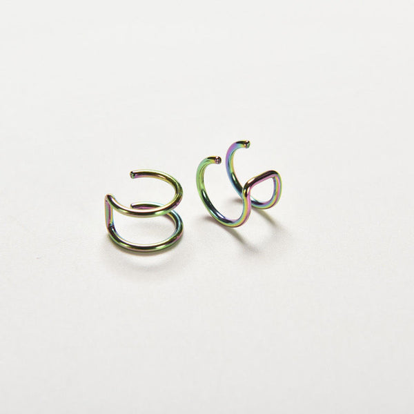 Punk Style Clip-On Ear Cuff